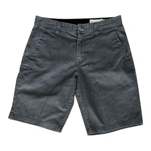 Volcom Frickin Modern Stretch Walking Shorts Charcoal Grey Men’s Size 30